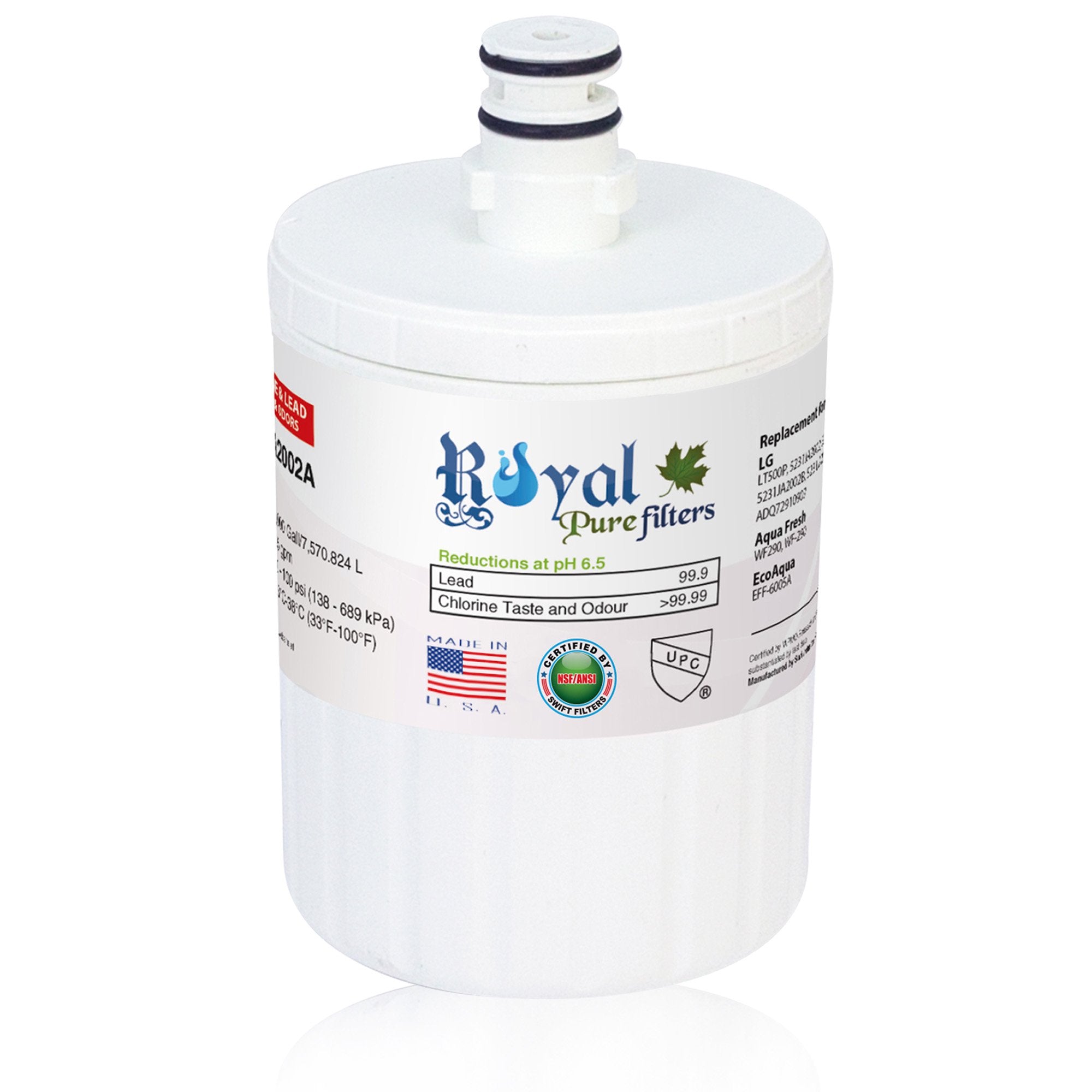 Royal Pure Filter RPF-5231JA2002A CTO Removal Refrigerator Water Filter