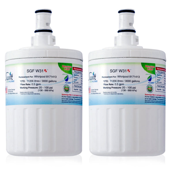 Swift Green Filter SGF-W31 Rx Pharmaceutical Removal Refrigerator Water Filter