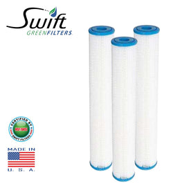 5 Micron Polyester Pleated Washable Sediment Water Filter 2.5