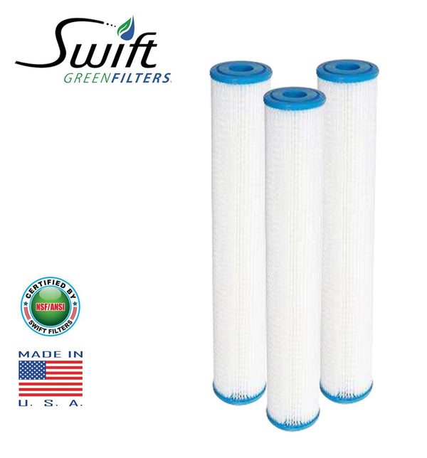 5 Micron Polyester Pleated Washable Sediment Water Filter 2.5