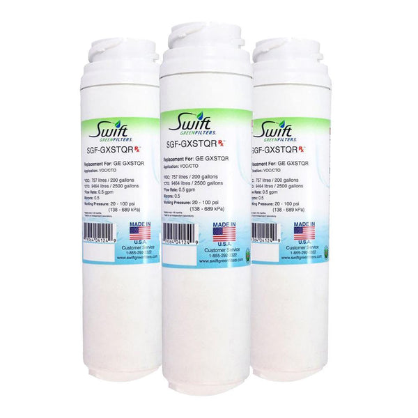 Replacement GE GXSTQR GXRLQR FQK1K GXSL55X Refrigerator Water Filter SGF-GXSTQR