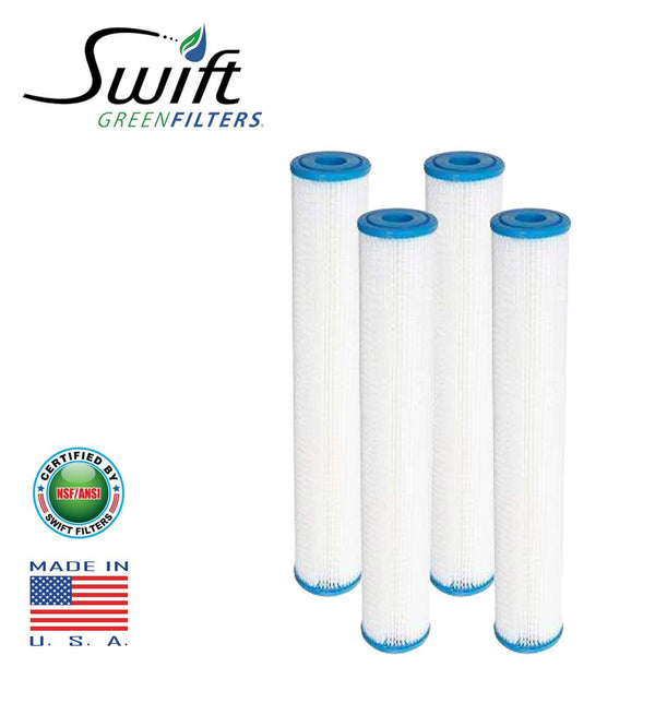 5 Micron Polyester Pleated Washable Sediment Water Filter 2.5