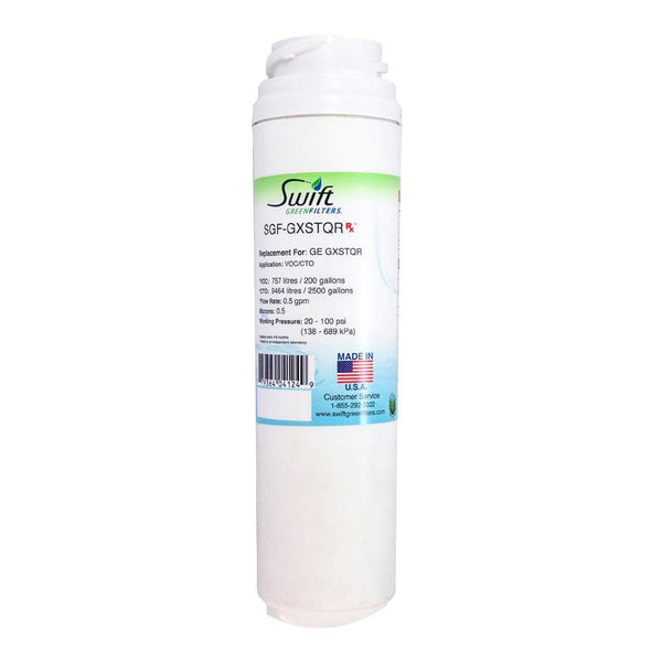 Replacement GE GXSTQR GXRLQR FQK1K GXSL55X Refrigerator Water Filter SGF-GXSTQR