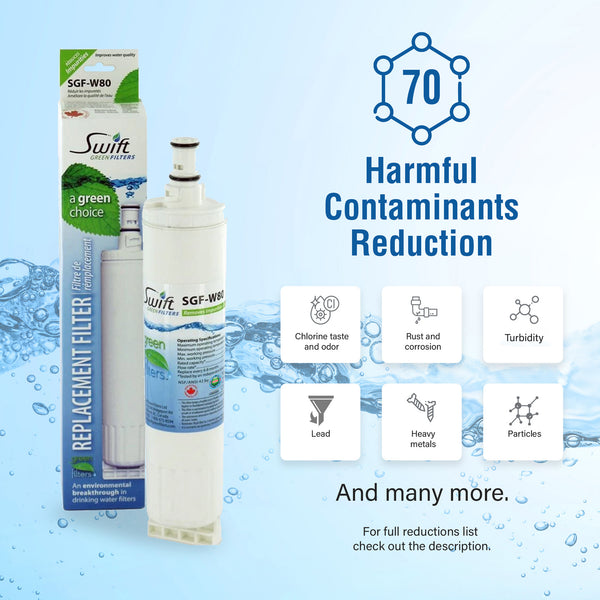 Swift Green Filter SGF-W80 VOC Removal Refrigerator Water Filter