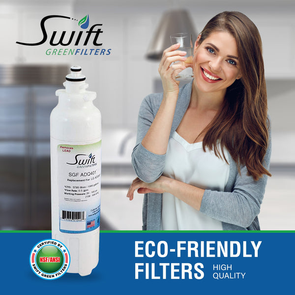 Swift Green Filter SGF-ADQ401 VOC Removal Refrigerator Water Filter
