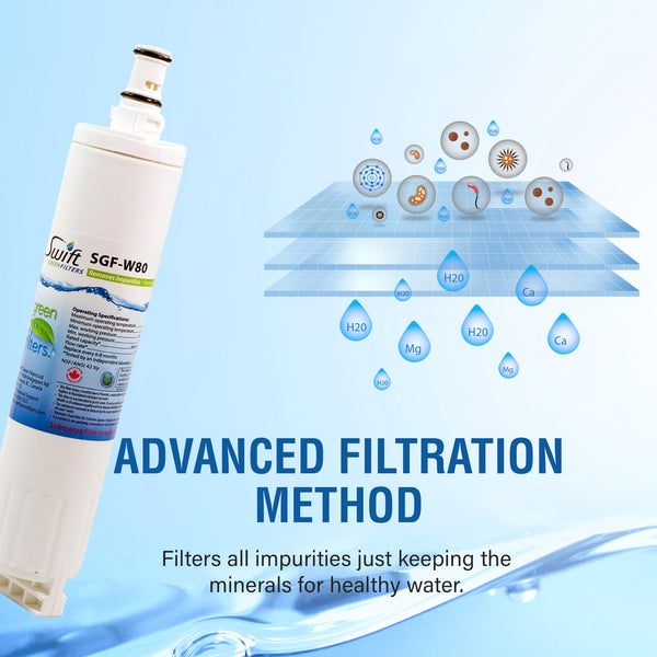 Swift Green Filter SGF-W80 VOC Removal Refrigerator Water Filter